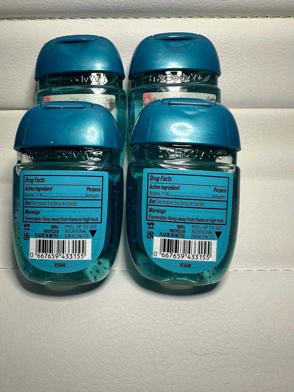 Bath & Body Works Disney Princess Mulan PocketBac Hand Sanitizer Set of 4 - Picture 2 of 2